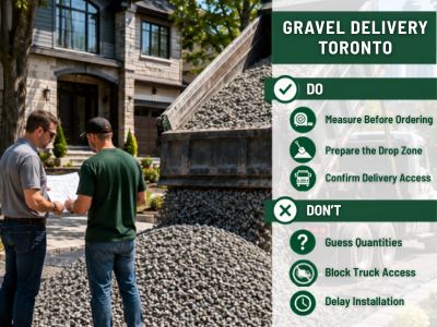 Gravel Delivery in Toronto Dos and Don'ts for a Seamless Experience