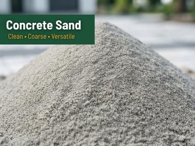What is concrete sand? Uses, grades, and when to use it