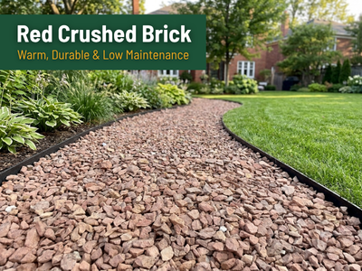 ¾ Red Crushed Brick delivery across Toronto and Vaughan
