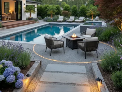 Gravel landscaping ideas for curb appeal