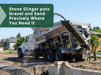 Gravel Delivery in Tight Toronto Spaces: How the Stone Slinger Makes Small Yards and Projects Easy