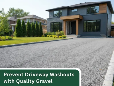 How to Fix a Gravel Driveway That Keeps Washing Out in Toronto?